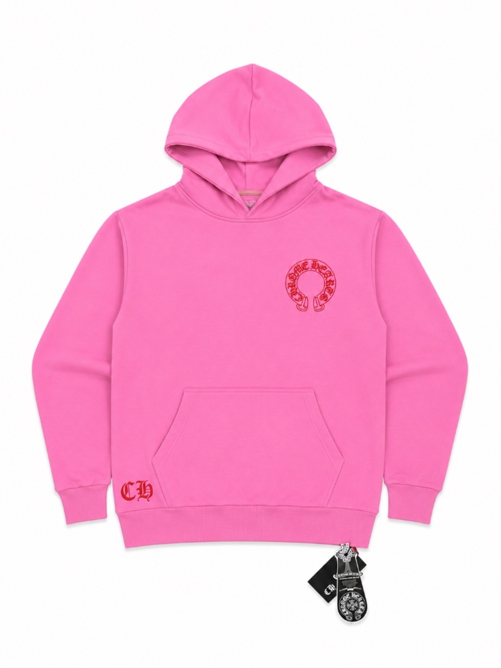 Pink Chrome Hearts Hoodie